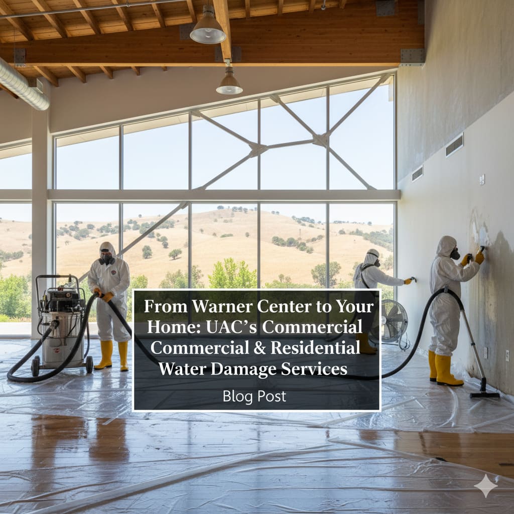 From Warner Center to Your Home: UAC's Commercial & Residential Water Damage Services